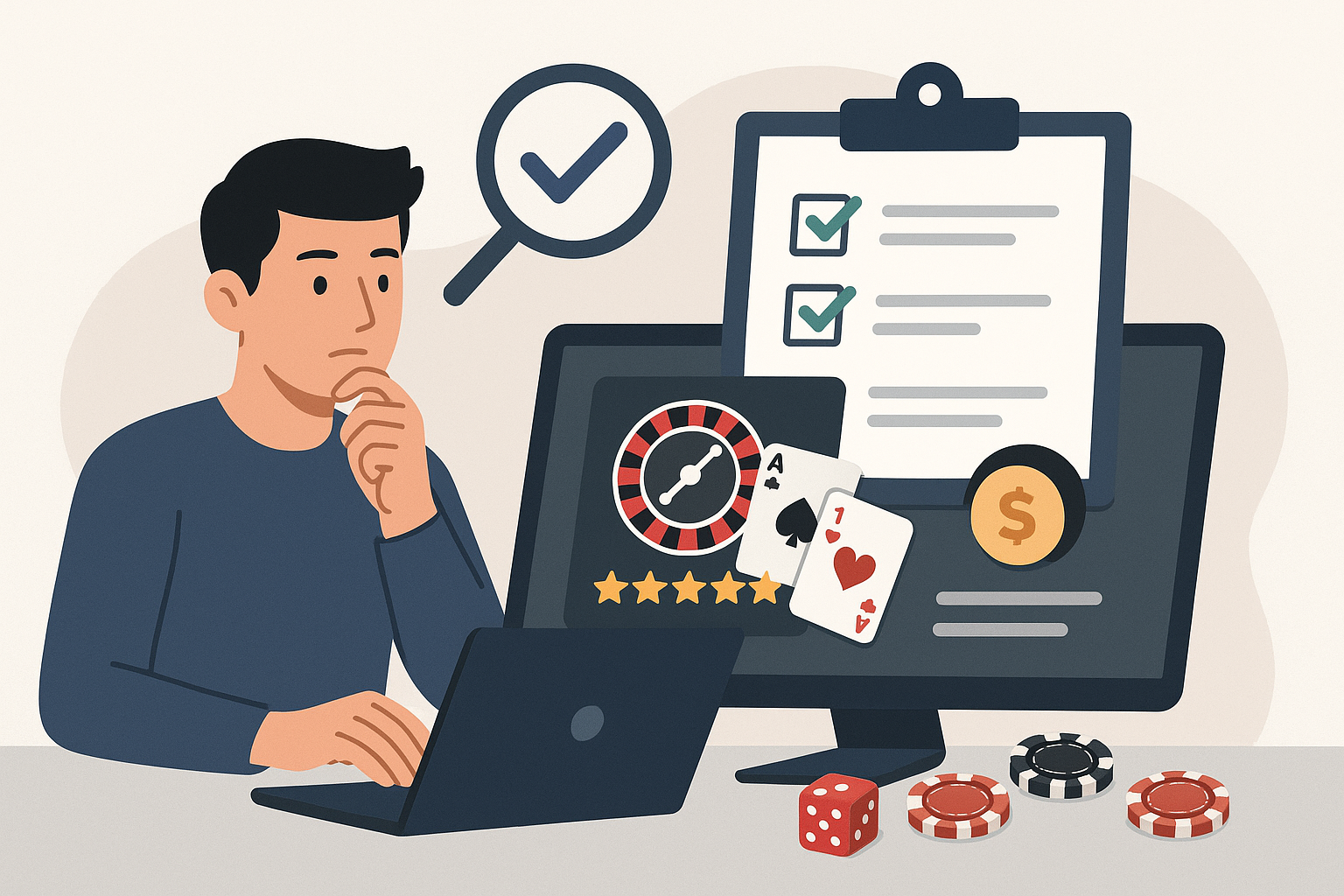 What to check before signing up at an online casino