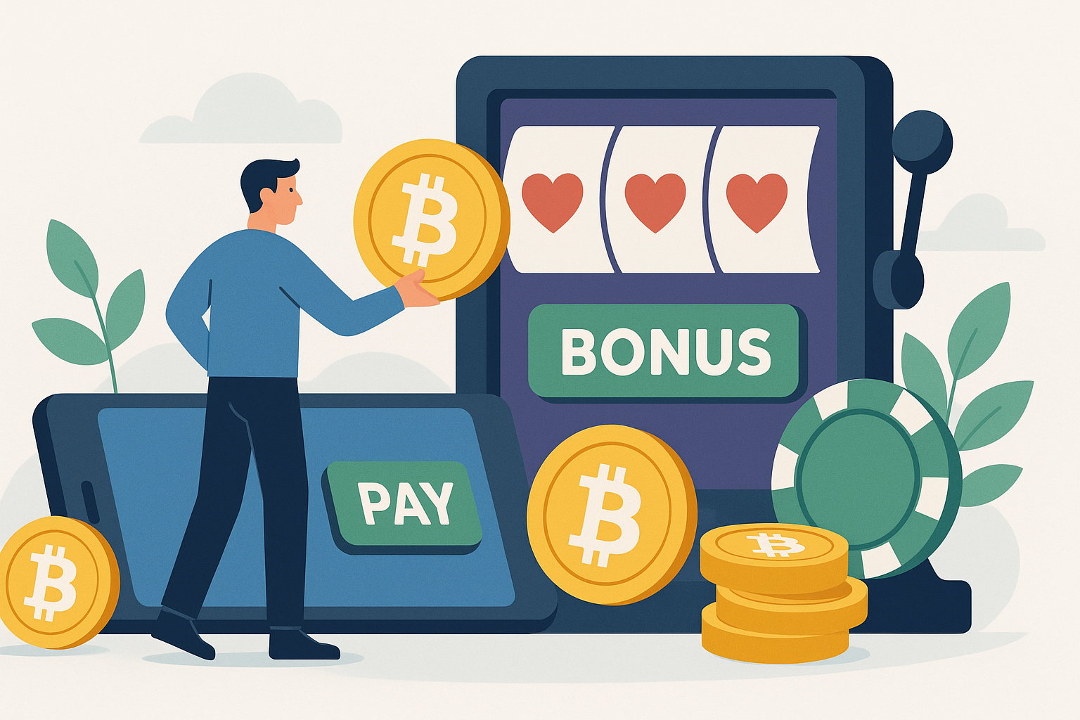 Casino deposit bonus when paying with bitcoin