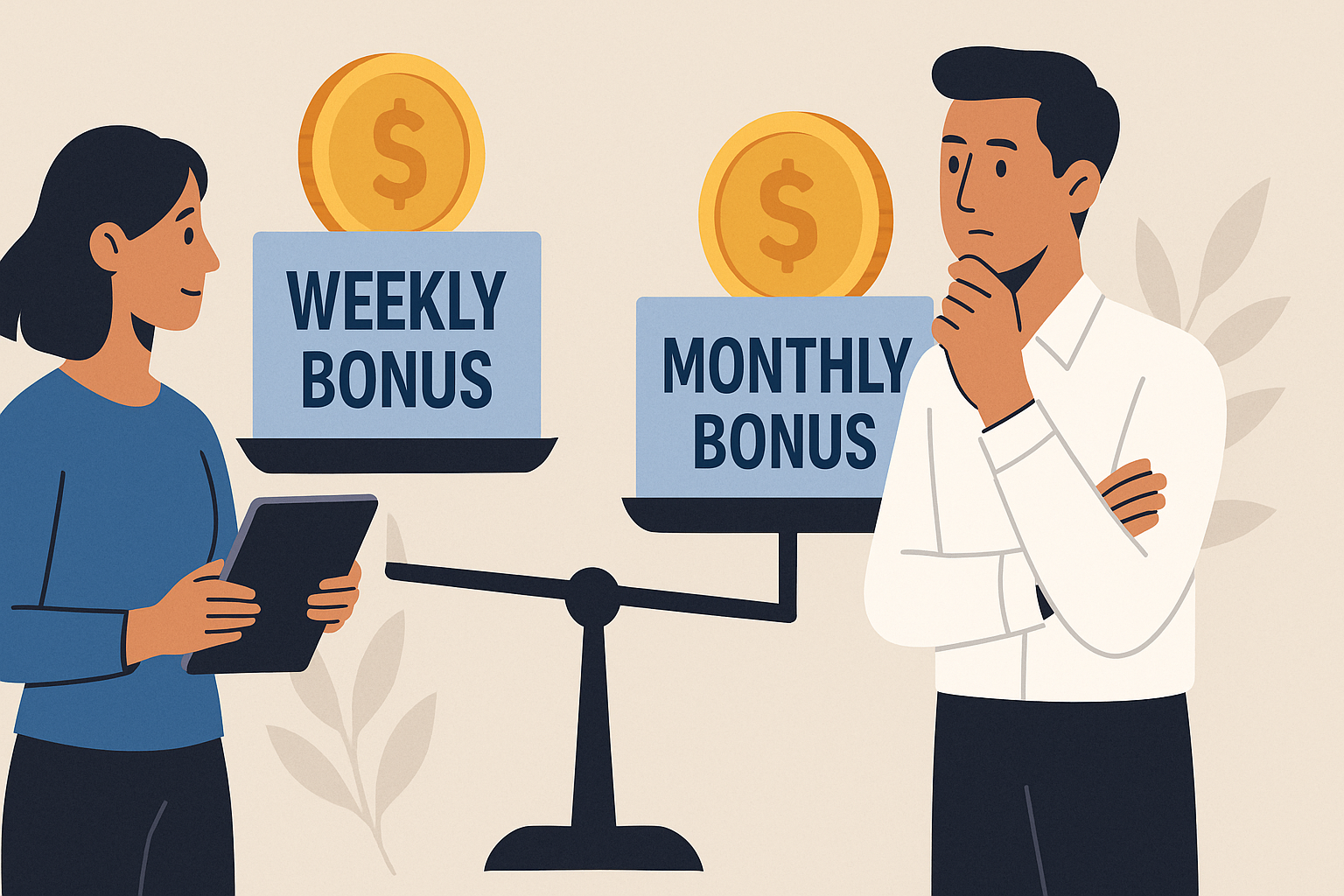 Weekly bonus vs monthly bonus which is better value
