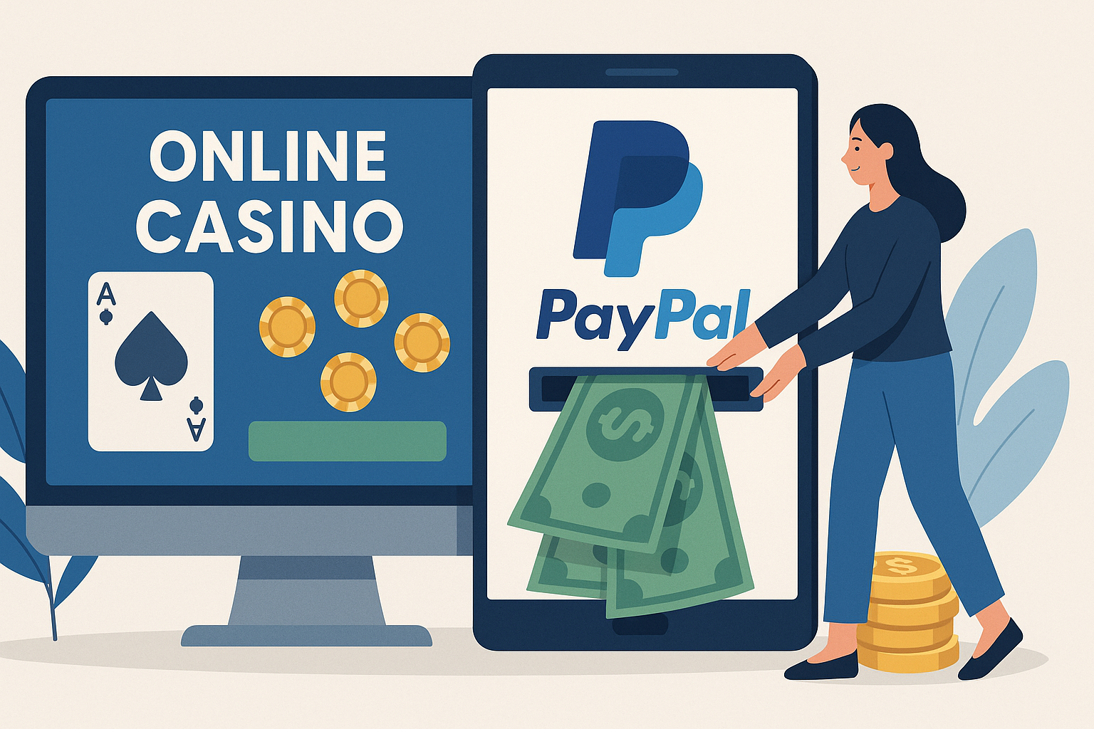 How to withdraw money from an online casino with paypal